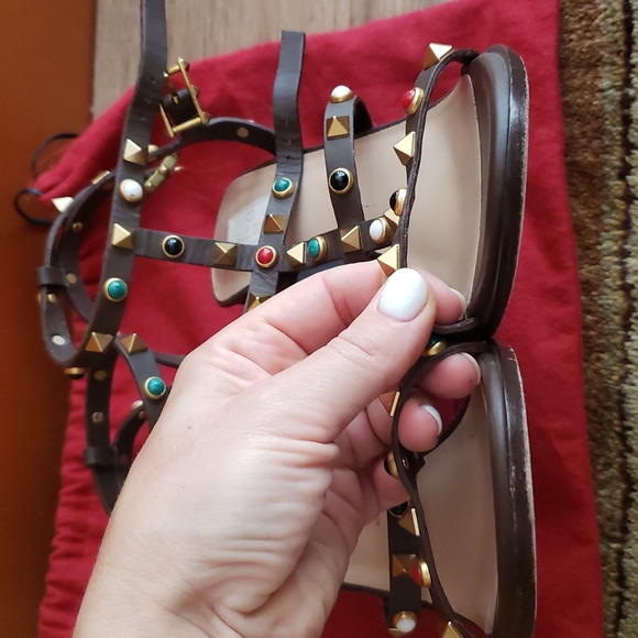 Valentino Garavani Rockstud block heel sandals **Rare, LIMITED edition - Picture 11 of 14